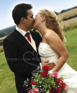 Bride and Groom Rural Field - Wedding Photographer
